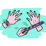 4367 SLAP BRACELET SPACE