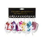 9986 KEYCHAIN BASKETBALL SHOE GLITTER