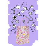 7426 PAPER GIFT BAG, PRINCESS