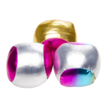 4887 PLUSH METALLIC THROW BALL