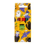 6074 COL PENCILS 6PCS SHORT HALLOWEEN °°°°