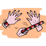 4966 SLAP BRACELET PIRATE