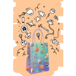 7431 PAPER GIFT BAG, SPACE °°°