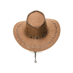 9099 3ASS COWBOY HAT LEATHERLOOK