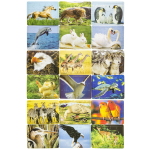 7339 PAPER PUZZLE 18ASS ANIMALS