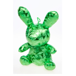 1957 PLUSH, METALLIC BUNNY
