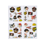 9729 4ASS SHINY STICKERS PIRATE