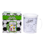 8206 COLOR YOUR OWN MUG FOOTBALL