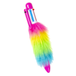 6325 6 COL FLUFFY BALLPEN