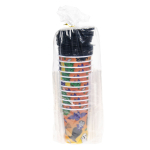 8184 3D CUP W STRAW & LID HALLOWEEN °°°°