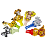 8430 SELF INFLATABLE WILD ANIMALS FOIL BALLOON °