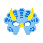 9669 4ASS DINO MASK IN FOAM