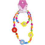 5379 BRACELET AND NECKLACE WOODEN