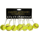 9889 KEYCHAIN TENNISBALL MINI YELLOW