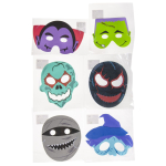 9668 6ASS SCARY MASKS IN FOAM