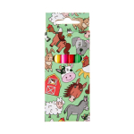 6071 COL PENCILS 6PCS SHORT FARM ANIMALS
