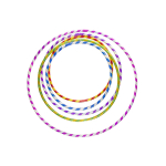 4390 HULAHOOP 4 SIZES MIX