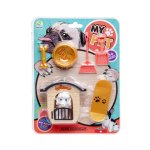 1337 DOG IN CAGE W ACCESSOIRES BC