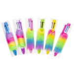6325 6 COL FLUFFY BALLPEN