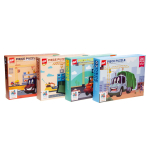 7386 24PCS PUZZLE VEHICLES