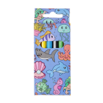 6070 COL PENCILS 6PCS SHORT SEA ANIMALS
