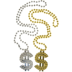 0505 $ NECKLACE GOLD & SILVER