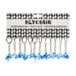 9866 KEYCHAIN BLUE DOLPHIN