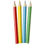6050 4PCS COLORING PENCIL SHORT PP