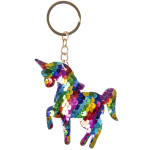 9807 KEYCHAIN SEQUIN UNICORN