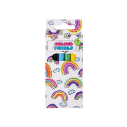 6040 COLORING PENCILS 6PCS SHORT