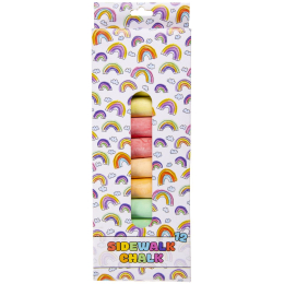 6374 12PCS SIDEWALK CHALK