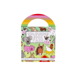 6869 COL BOOK W STICKERS S FARM ANIMALS