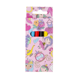 6064 COL PENCIL 6PCS SHORT PRINCESS