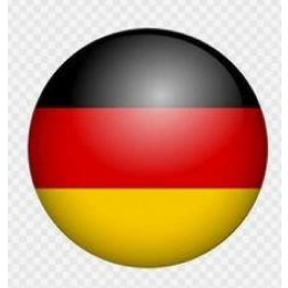 4847 9" PVC BALL, FLAG, GERMANY