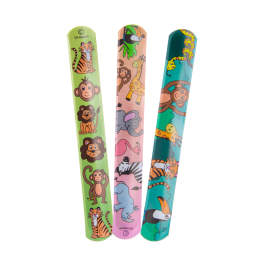4266 SLAP BRACELET WILD ANIMALS