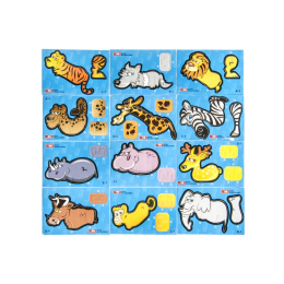 6904 3D ASSORTED ANIMAL SHAPES PP
