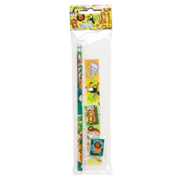 6587 STATIONARY SET, WILD ANIMALS
