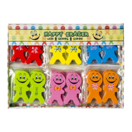 6577 2PC BOY-GIRL ERASER