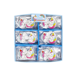 6458 ERASER UNICORN/RAINBOW