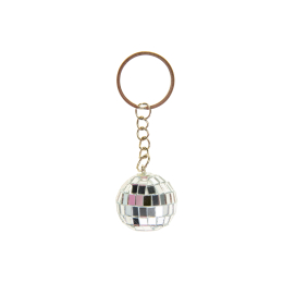 9940 KEYCHAIN DISCOBALL SILVER