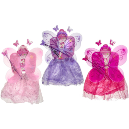 0633 WINGS & SKIRT W STAFF & TIARA