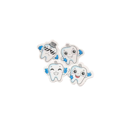 6407 2PCS ERASER, TOOTH