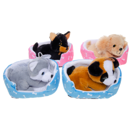 1959 PLUSH, DOG IN BED