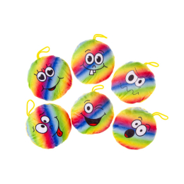 1876 PLUSH, SUPER SOFT, RAINBOW EMOTION FACES