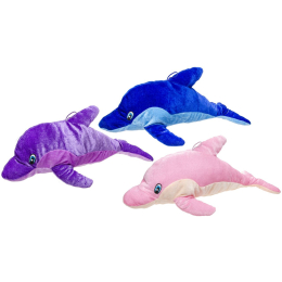 1832 PLUSH, SUPER SOFT, DOLPHIN L 3ASS COL