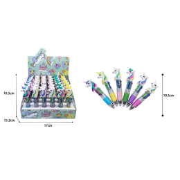 6334 6 COLOR BALLPEN, UNICORN