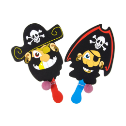 5131 WOODEN PADDLE / BIFF BAT PIRATE DESIGN