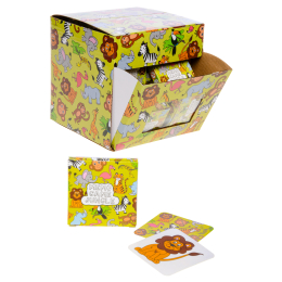 7185 MINI MEMO GAME 28 CARDS, WILD ANIMALS
