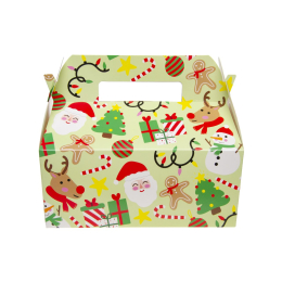 8721 PARTY / FOOD BOX XL CHRISTMAS-STACKABLE