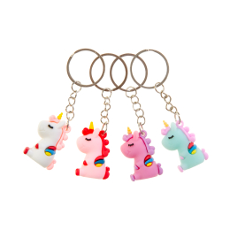 9933 KEYCHAIN SITTING UNICORN